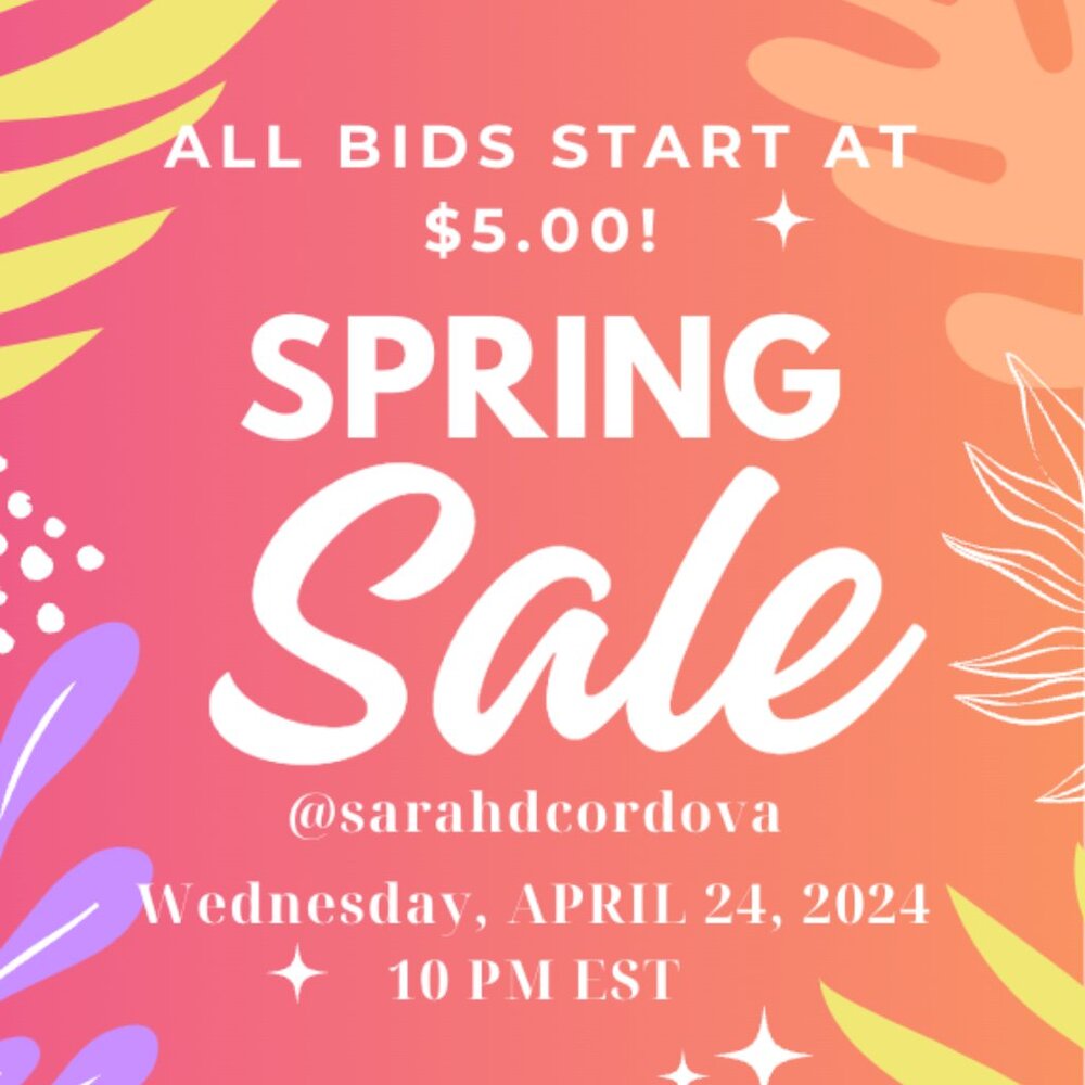 SPRING SALE!  All items start at $5. XS-M Sizes ONLY!